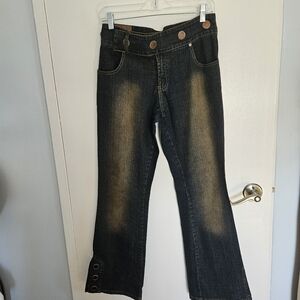 Vintage boho style jeans